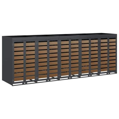 Контейнер за съхранение на 3 коша 340 x 77.5 x 115.5 см Стомана