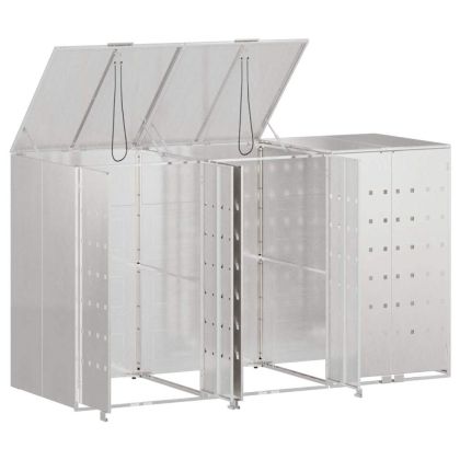 Контейнер за съхранение на 3 коша 340 x 77.5 x 115.5 см