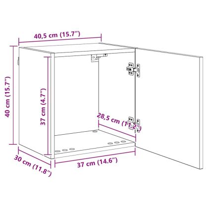 Стойки за телевизор 4 pcs Дъб Инженерно дърво