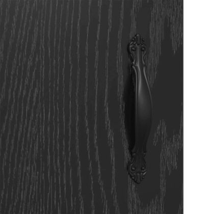 Стенно монтиран шкаф 2 pcs Черния дъб 69,5 x 34 x 90 см