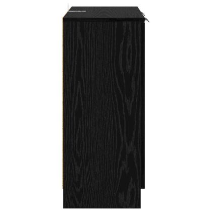 Скейдбордове 2 pcs Черния дъб 60 x 30 x 70 см Инженерно дърво