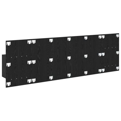 Табла с шкаф с чекмедже с рафт 3 pcs Черния дъб Инженерно дърво