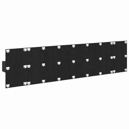 Табла с шкаф с чекмедже 3 pcs Черния дъб Инженерно дърво