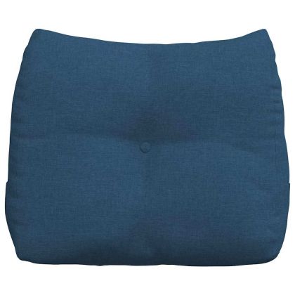 Възглавница за гръб Синьо 60 x 24 x 50 см текстил