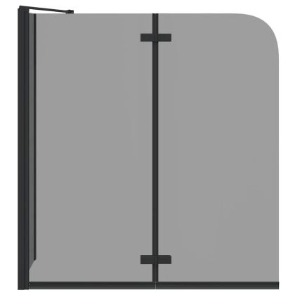 Душова обшивка Черно 120 x 68 x 130 см ESG стъкло и алуминий