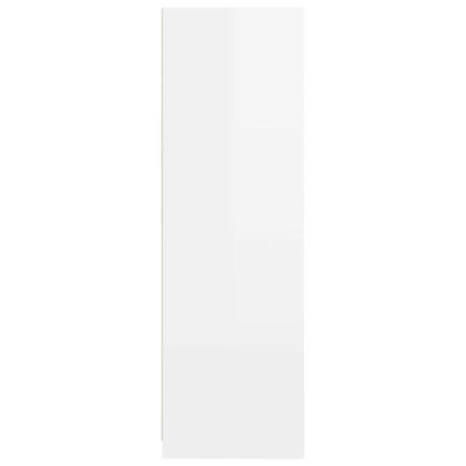 Шкаф за баня Лъскаво бяло 79,5 x 49 x 156 см Инженерно дърво