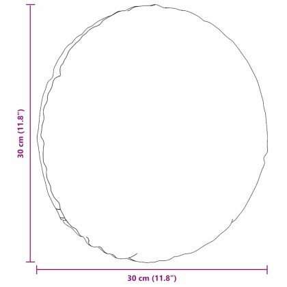 Възглавници за седалки 2 pcs Дънково син Ø30 x 13 см текстил