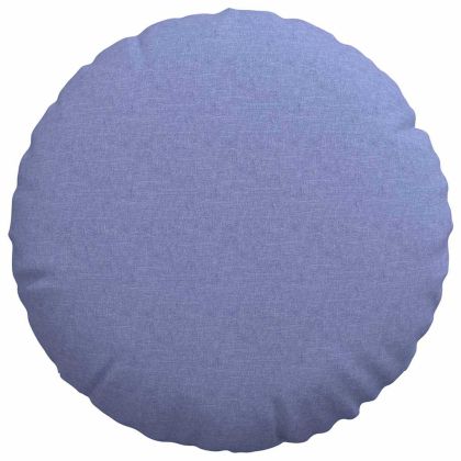 Възглавници за седалки 2 pcs Дънково син Ø60 x 21 см текстил