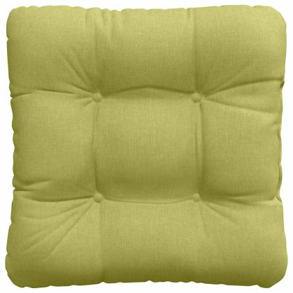 Възглавници за седалки 4 pcs Светло зелено 40 x 40 x 12 см