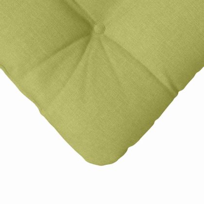 Възглавници за седалки 4 pcs Светло зелено 40 x 40 x 12 см