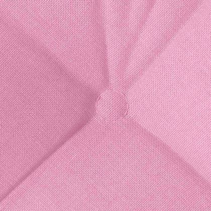 Възглавници за седалки 4 pcs Розово 40 x 40 x 12 см текстил