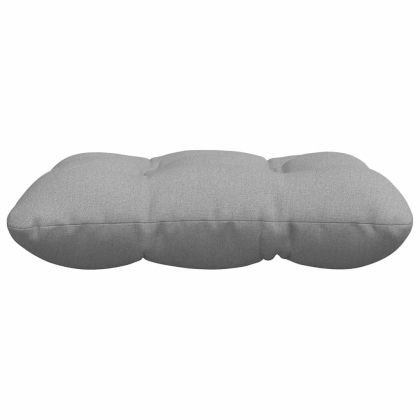 Възглавници за седалки 4 pcs Текстил Облачно сиво