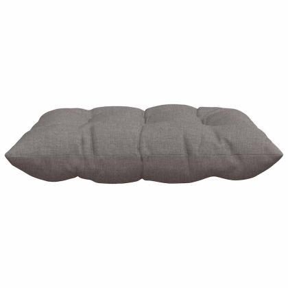 Възглавници за седалки 4 pcs Таупе 40 x 40 x 6 cm текстил
