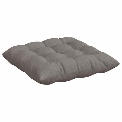 Възглавници за седалки 4 pcs Таупе 40 x 40 x 6 cm текстил