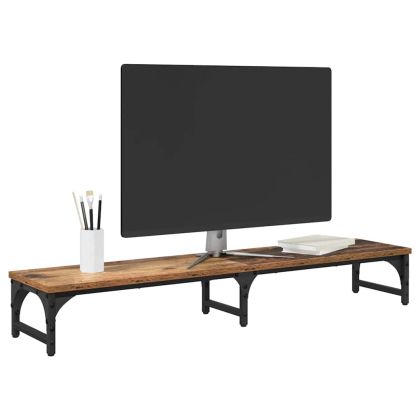 Стойка за монитор Старо дърво 105 x 23 x 15,5 cm