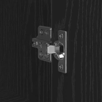 Висок шкаф Черния дъб 62 x 36 x 121,5 см Инженерно дърво