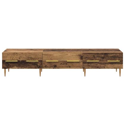 ТВ шкаф с чекмедже Старо дърво 150 x 36 x 30 см Инженерно дърво