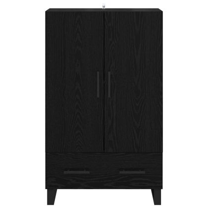 Висок шкаф Черния дъб 69,5 x 30 x 115 см Инженерно дърво