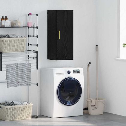 Стенен шкаф Черния дъб 34,5 x 34 x 90 см Инженерно дърво