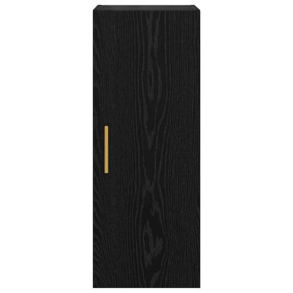 Стенен шкаф Черния дъб 34,5 x 34 x 90 см Инженерно дърво