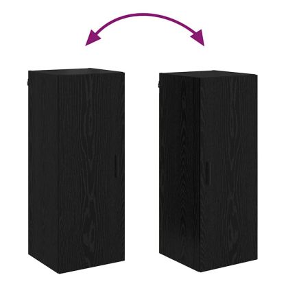 Стенен шкаф Черния дъб 34,5 x 34 x 90 см Инженерно дърво