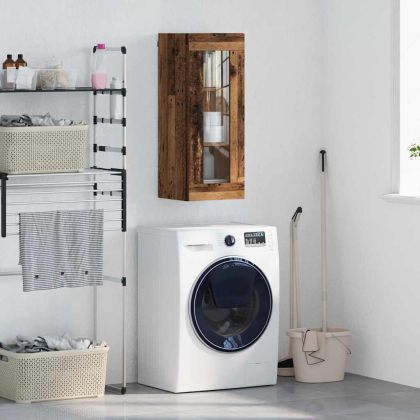 Стенен шкаф Старо дърво 34,5 x 34 x 90 см