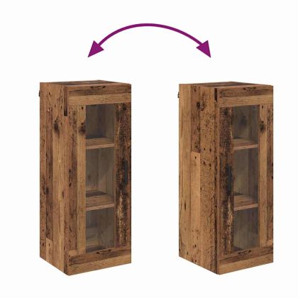 Стенен шкаф Старо дърво 34,5 x 34 x 90 см