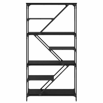 Рафт за книги Черния дъб 91 x 36 x 176 см Инженерно дърво