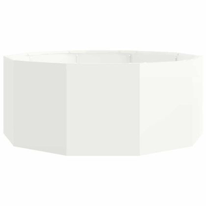 Кашпа Бяло 90 x 90 x 35 см Стомана