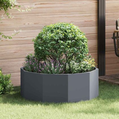 Кашпа Антрацит 90 x 90 x 35 см Стомана