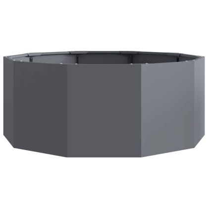 Кашпа Антрацит 90 x 90 x 35 см Стомана