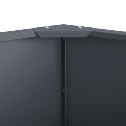 Кашпа Антрацит 90 x 90 x 35 см Стомана