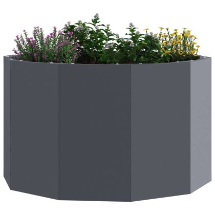 Кашпа Антрацит 60 x 60 x 35 cm Стомана