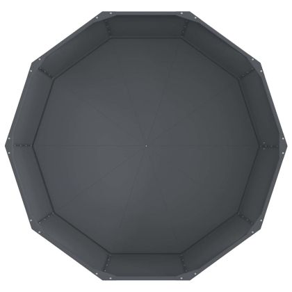 Кашпа Антрацит 120 x 120 x 50 см Стомана