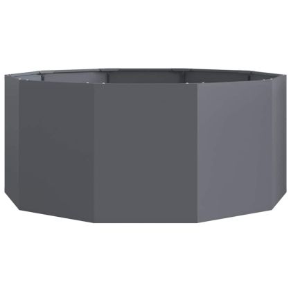 Кашпа Антрацит 120 x 120 x 50 см Стомана