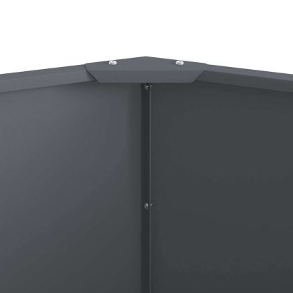 Кашпа Антрацит 120 x 120 x 50 см Стомана