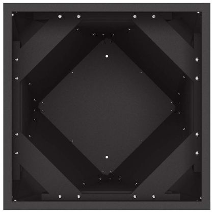 Кашпа Черно 50 x 50 x 75 cm Стомана