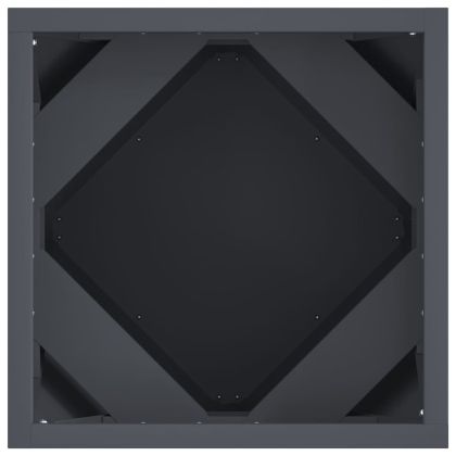 Кашпа Антрацит 30 x 30 x 30 cm Стомана