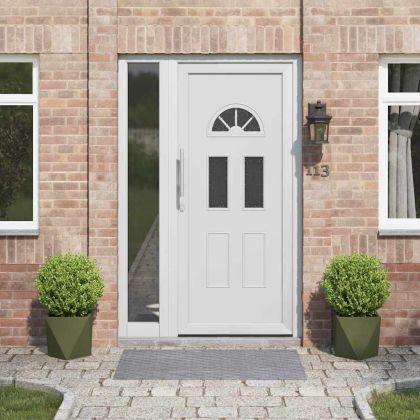 Кашпа 2 pcs Маслинено зелено 30 x 30 x 30 cm Стомана