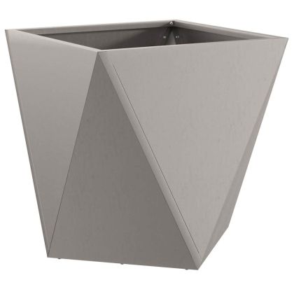 Кашпа 2 pcs Ръждясало 40 x 40 x 40 cm Патинираща стомана