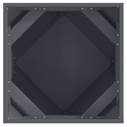 Кашпа Антрацит 50 x 50 x 50 cm Стомана