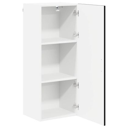Стенен шкаф LUCCA Черно 40 x 31 x 100 см Инженерна дървесина