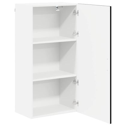 Стенен шкаф LUCCA Черно 50 x 31 x 100 см Инженерна дървесина