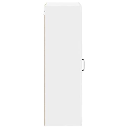 Кухненски шкаф Лъскаво бяло 50 x 31 x 100 см Инженерно дърво