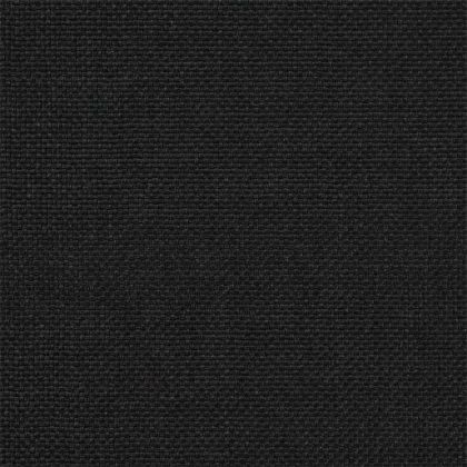 Леглова рамка с тапицирана гръбна част Черно 140 x 190 cm