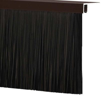 Запечатващи четки за врата с винтово закрепване 2 pcs Кафяво