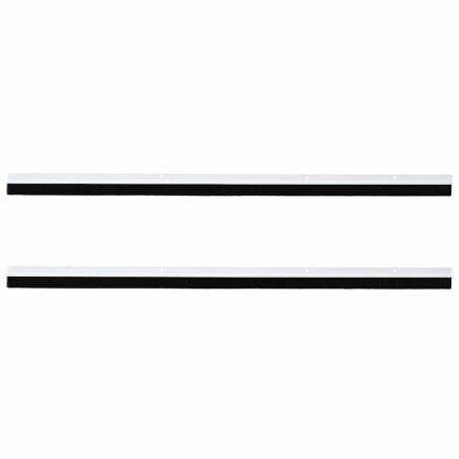 Запечатващи четки за врата с винтово закрепване 2 pcs Бяло