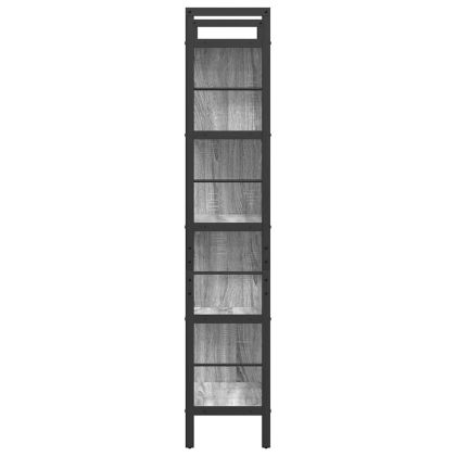 Рафт за книги 9 нива 75 x 30 x 156 см Инженерна дървесина