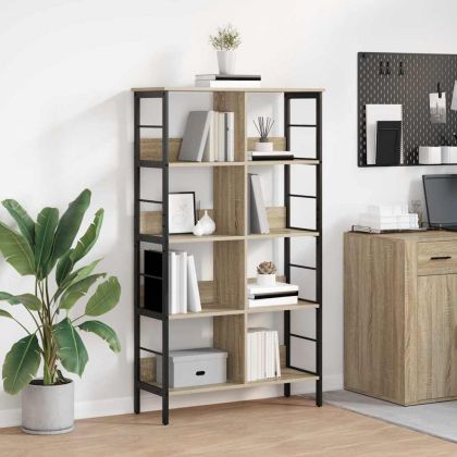 Рафт за книги Сонома дъб 82 x 32 x 144,5 см Инженерно дърво