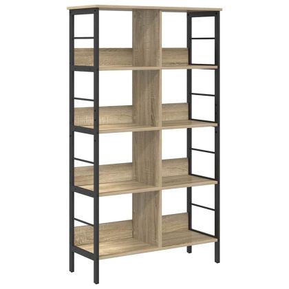 Рафт за книги Сонома дъб 82 x 32 x 144,5 см Инженерно дърво